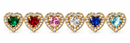 SET ORECCHINI CUORE LUX