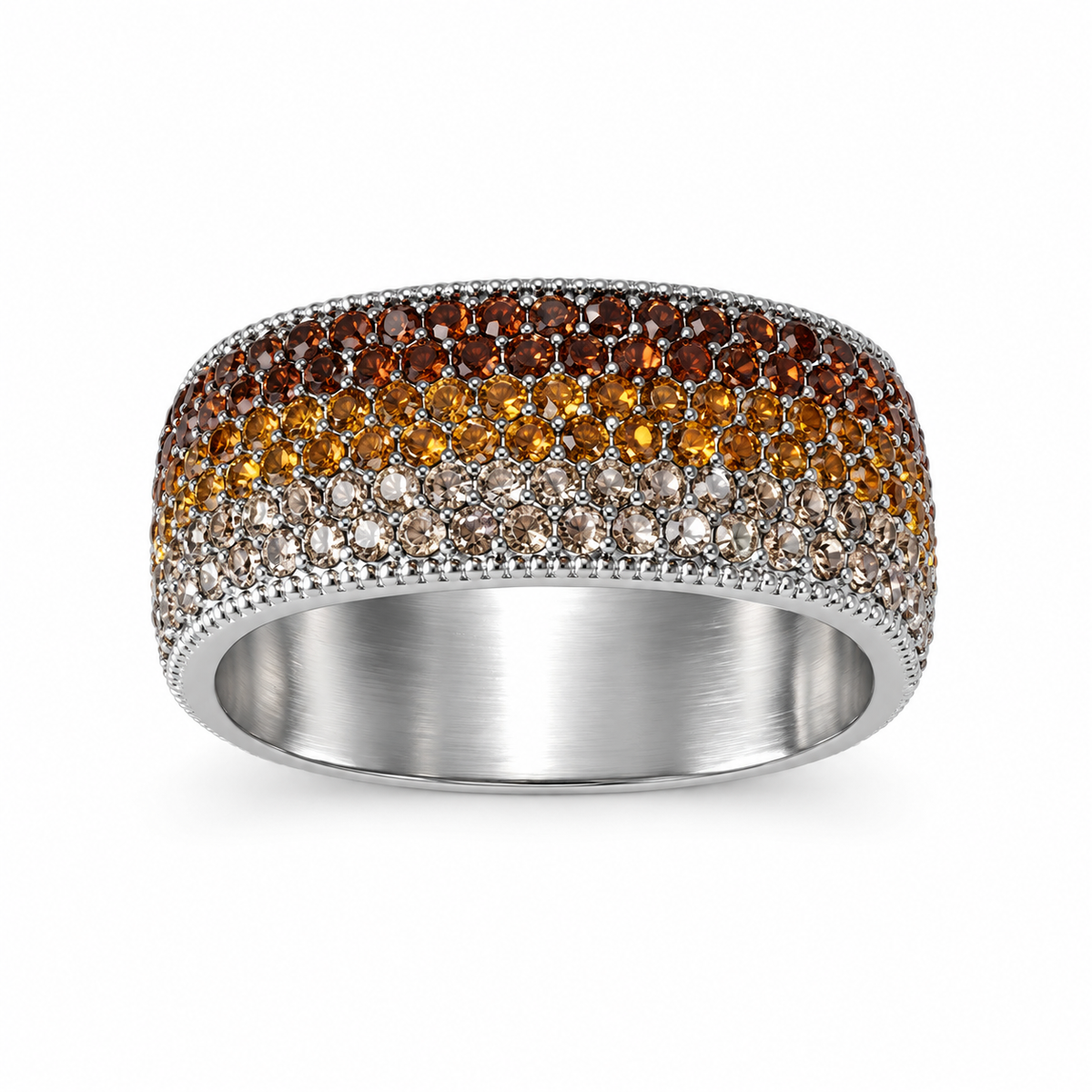 marrone/silver