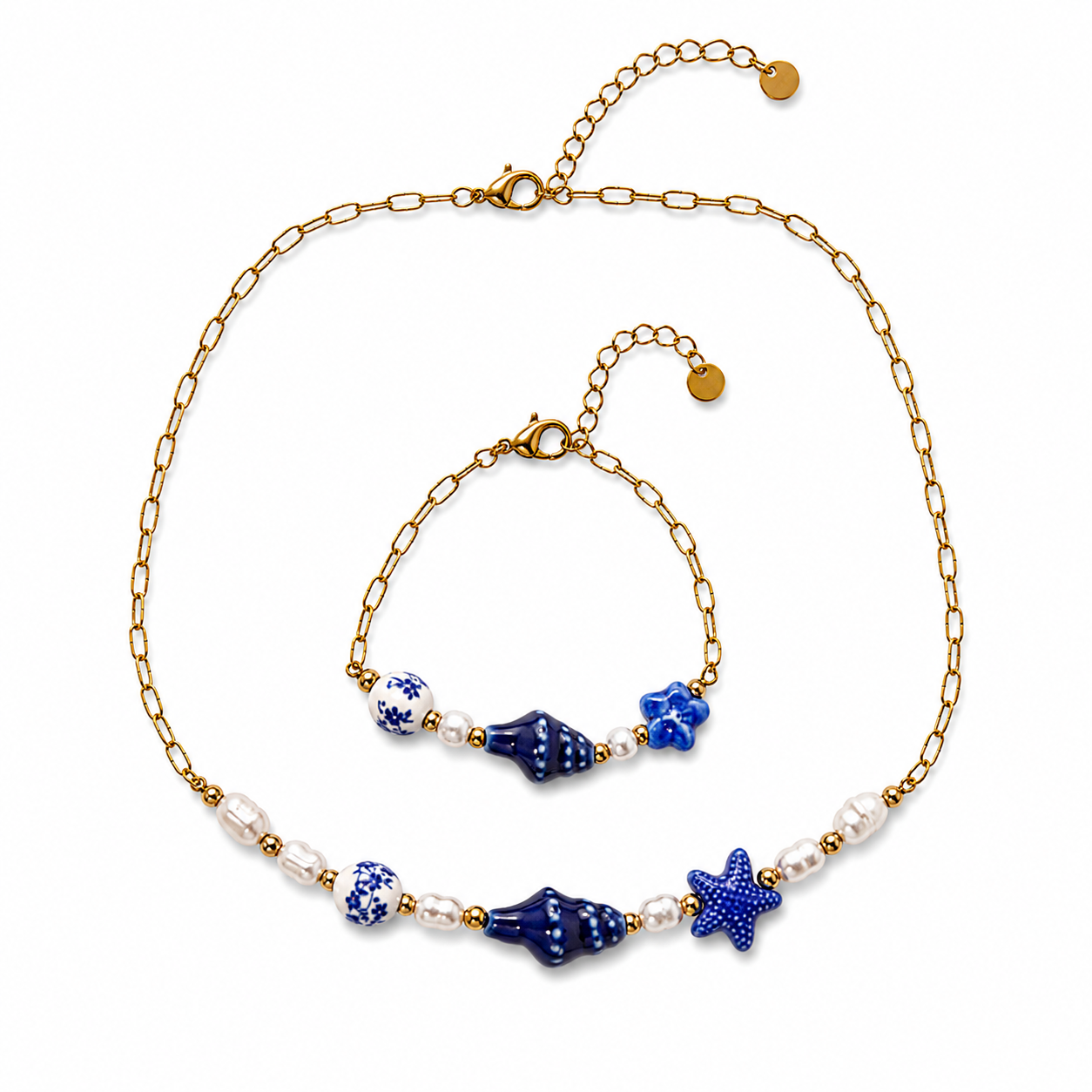 SET COLLANA E BRACCIALE POSITANO