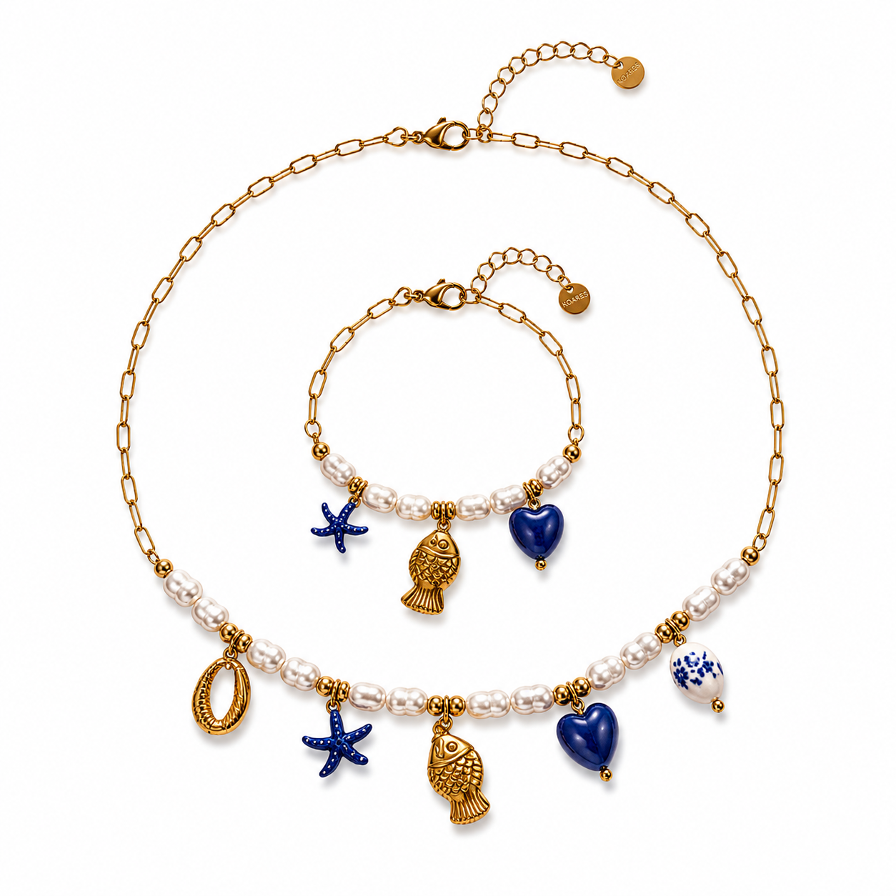 SET COLLANA E BRACCIALE POSITANO