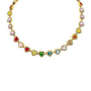 COLLANA LOVELY HEART MULTICOLOR