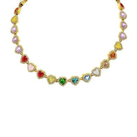 COLLANA LOVELY HEART MULTICOLOR