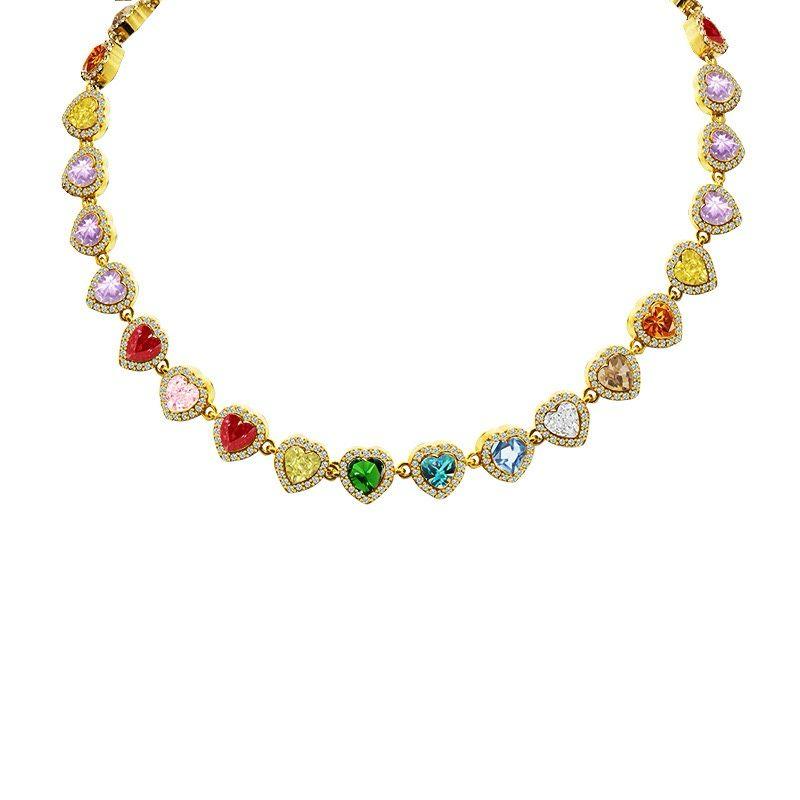 COLLANA LOVELY HEART MULTICOLOR