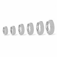 SET ORECCHINI HOOPS LUX