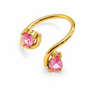 ANELLO DOPPIA GOCCIA COLOR
