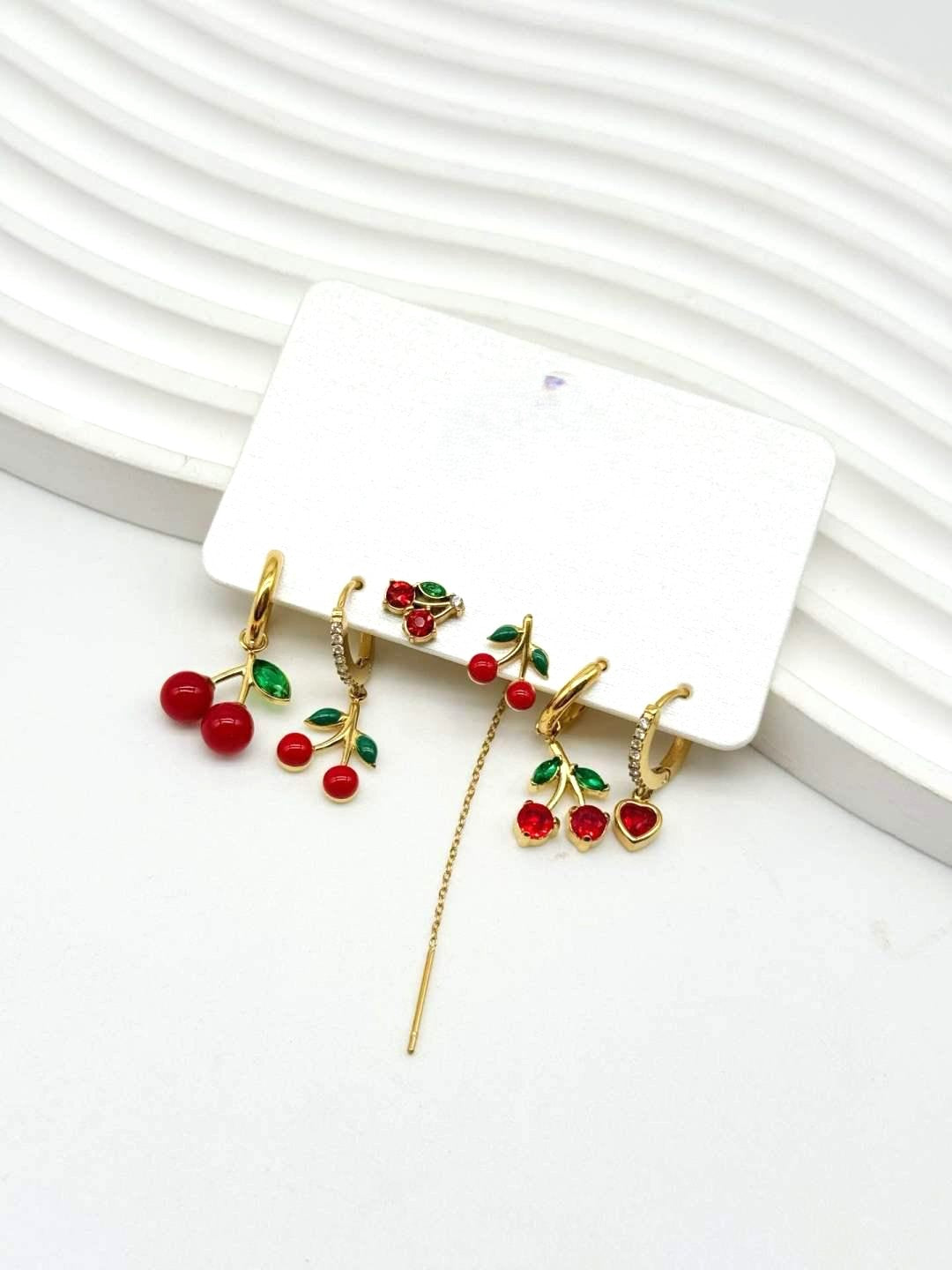 SET DI ORECCHINI SWEET CHERRY