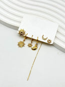 SET DI ORECCHINI SOLE & LUNA